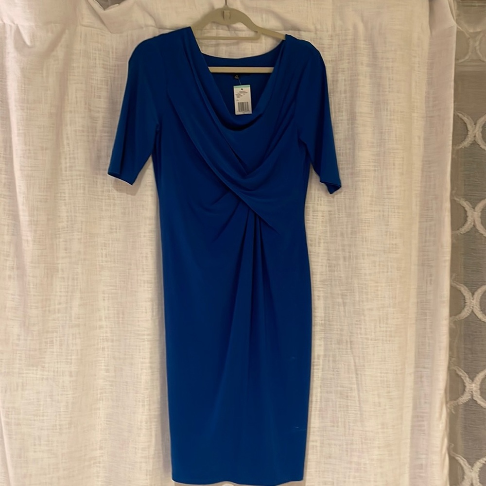 NWT, Jones New York, knee length blue dress. Size 8